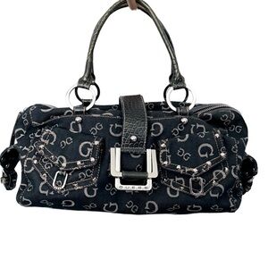 Rare GUESS Y2K Monogram Shoulder Bag
